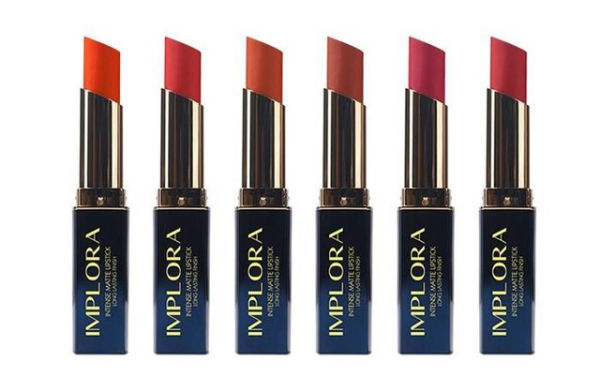 Merk lipstik yang tahan lama dan tidak luntur saat makan dan harganya. Foto adalah IMPLORA Intense Matte Lipsticks. Sumber: www.implora.co.id