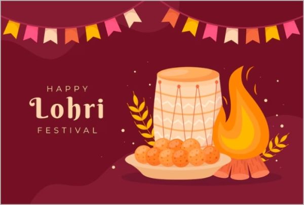 Happy Lohri 2025 wishes (Freepik)