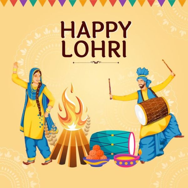 Happy Lohri Good Morning image