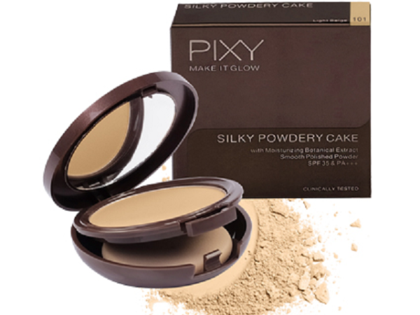 Bedak padat yang mengandung SPF. Foto adalah Pixy Make It Glow. Sumber: pixy.co.id.