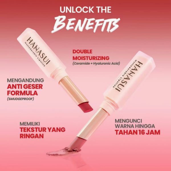 Hanasui Mattedorable Lipstick. Foto: Hanasui