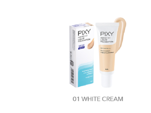 Alas bedak untuk remaja. Foto adalah Pixy Perfect Fit Liquid Foudation. Sumber: pixy.co.id.