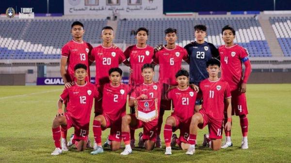 Starting line-up Timnas U17 Indonesia saat lawan Kepulauan Mariana Utara di Kualifikasi Piala Asia U17 2025, Jumat (25/10/2024) malam WIB.