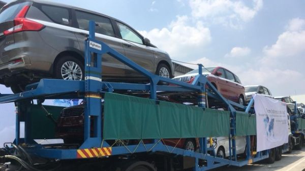 All new Suzuki Ertiga yang akan diekspor ke beberapa negara di Asia dan Amerika Latin Foto: Alfons Hartanto/kumparanOTO