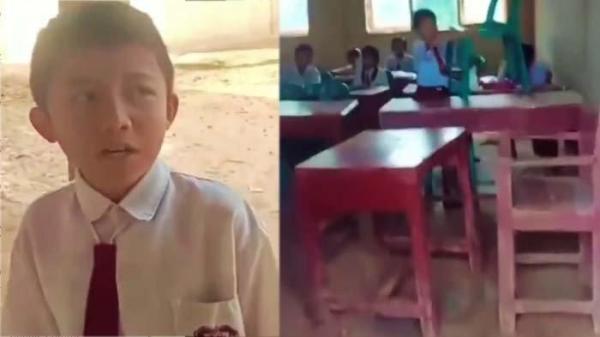 Viral curhatan seorang siswa SD yang berani membongkar kebobrokan guru, murid di sekolah negeri tersebut terlantar nyaris satu bulan tak belajar