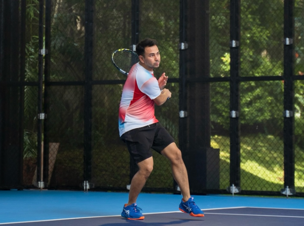 Raffi Ahmad Main Tenis. Foto: Instagram/raffinagita1717