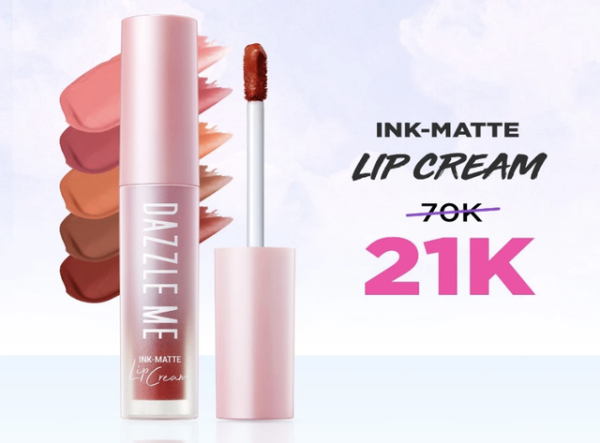 Dazzle Me Ink-Matte Lip. Sumber: shopee.co.id/dazzlemeofficial