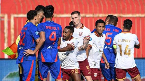 Aksi pemain Borneo FC saat menghapi Arema FC pada pekan kedua Liga 1, Sabtu (17/8/2024) sore WIB.