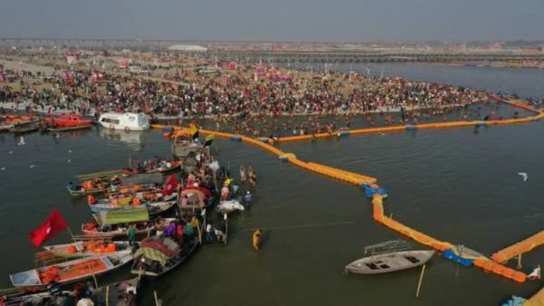 Prayagraj is important because it is the confluence of three holy rivers Ganga, Yamuna and invisible Saraswati. 