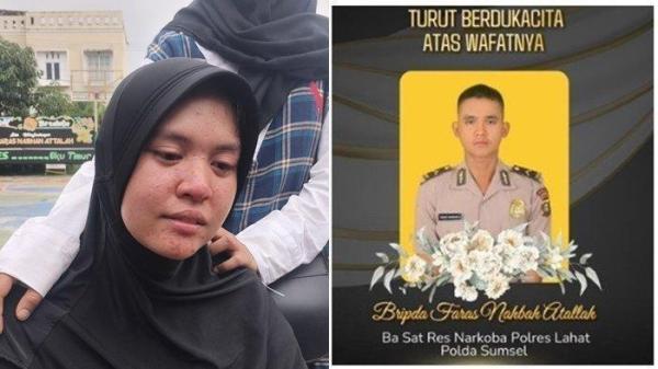 Tita (Kiri) - Bripda Faras Nahbah Atallah (Kanan) - Berencana Menikahinya, Kekasih Ungkap Pesan Terakhir Bripda Faras Nabhan Atallah Sebelum Tewas