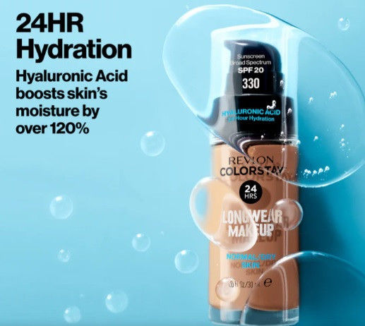 .Rekomendasi alas bedak untuk kulit kering. Foto adalah Revlon ColorStay™ Longwear Makeup For Normal/Dry Skin SPF 20. Sumber: revlon.com