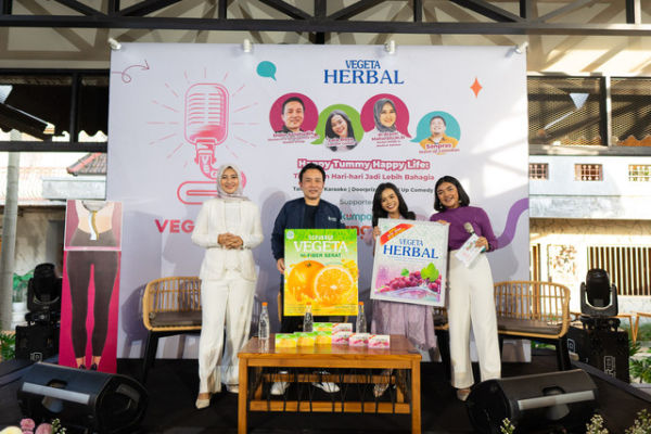 kumparan menggandeng Vegeta Herbal menggelar talkshow bertema Happy Tummy Happy Life: Tips Bikin Hari-hari Jadi Lebih Bahagia digelar di Yogyakarta pada Sabtu (25/1). Foto: kumparan