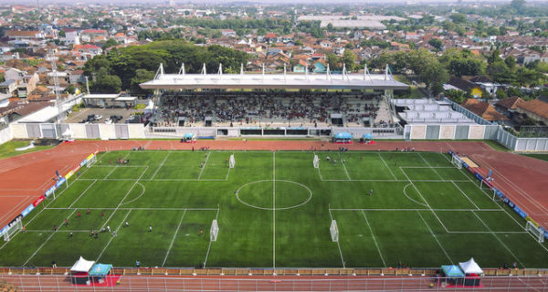 Stadion Supersoccer Arena yang terletak di Rendeng, Kudus, Jawa Tengah. Foto: Dok. MilkLife Soccer Challenge