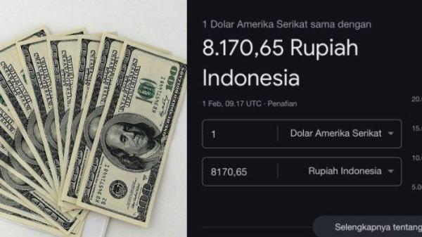 DOLAR MELEMAH - Dolar ke Rupiah anjlok jadi Rp 8000 an, padahal sempat sentuh Rp 16.000-an viral di pencarian Google. Bank Indonesia berikan penjelasan