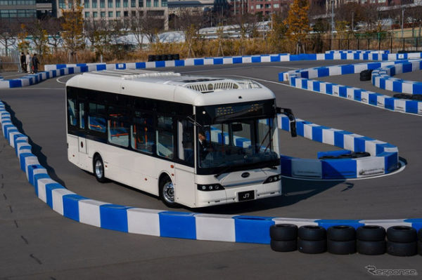 Bus listrik BYD J7. Foto: Response.jp