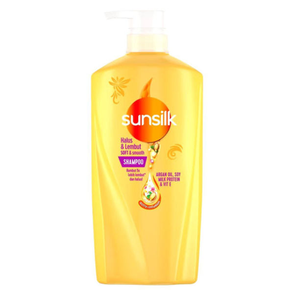 Sunsilk Shampoo Soft & Smooth Activ-Infusion with Argan Oil. Sumber: Platfrom Shopee/@Unilever Indonesia Official Shop