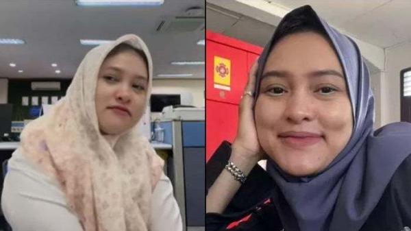 KARYAWAN BUMN DISANKSI: Kolase foto Wenny Myzon yang diduga karyawan PT Timah milik BUMN viral di media sosial usai hina honorer pakai BPJS, Selasa (1/2/2025). Ia menghina honorer yang berobat pakai BPJS.