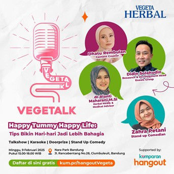 VEGETALK bertema Happy Tummy Happy Life. Foto: dok. kumparan