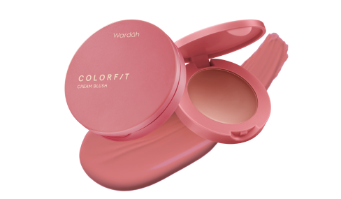 Rekomendasi blush on yang bagus. Foto adalah Wardah Colorfit Cream Blush. Sumber: www.wardahbeauty.com