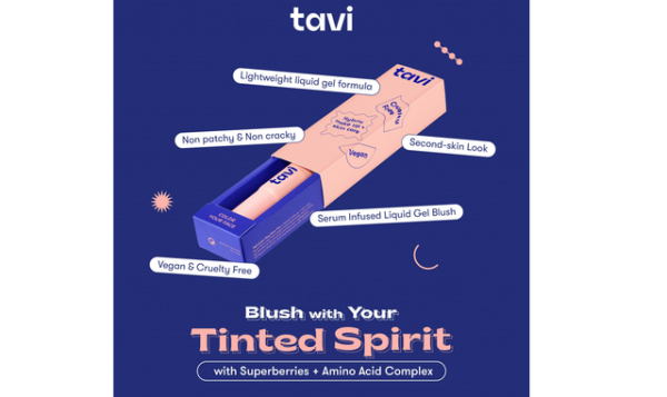 Rekomendasi blush on yang bagus. Foto adalah TAVI Color Play Face Tint. Sumber: www.tavi-world.com