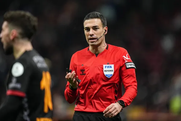 Photo Shows Referee Obuzhan Cakir.