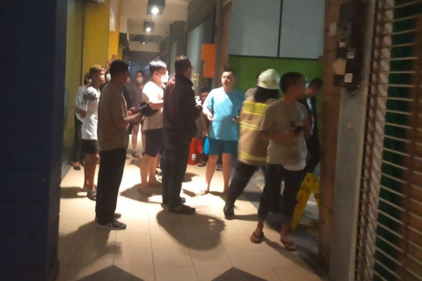 Kebakaran di Ruko Segitiga Blok H Jakarta Pusat. Foto: X/@TMCPoldaMetro