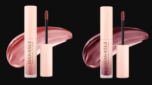 Hanasui Lip Cream 15 Flame dan  Mattedorable 07 Spark. Sumber foto: hanasui.id