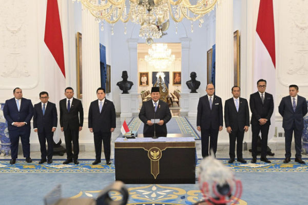 Presiden Prabowo resmikan Danantara di Istana Merdeka, Jakarta Pusat, Senin (24/2/2025). Foto: Dok. Kris - Biro Pers Sekretariat Presiden