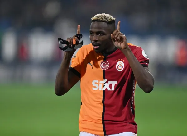 Victor Osimhen of Galatasaray celebrates