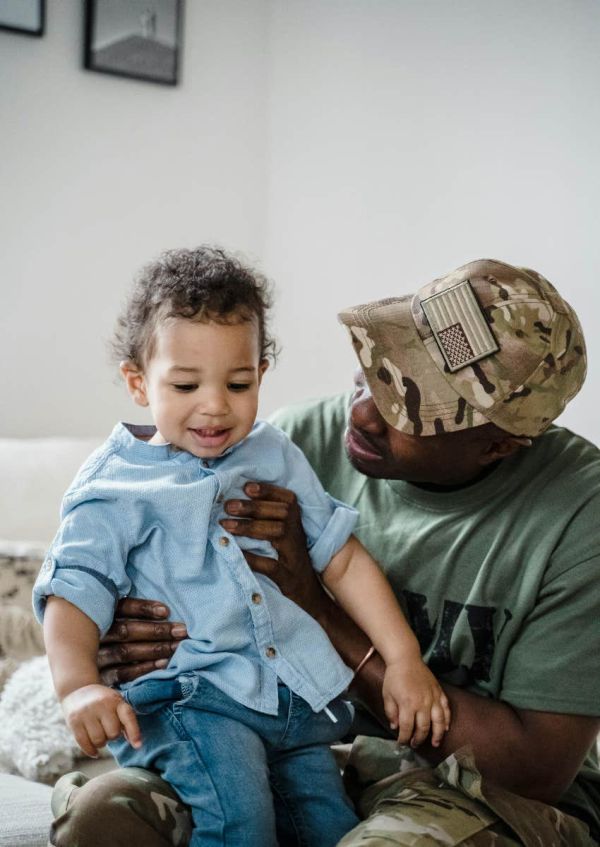 dad telling his son he thought about him