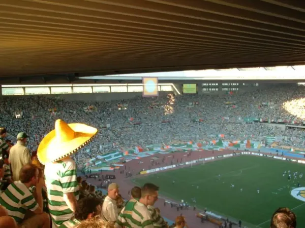 Celtic fans in Seville