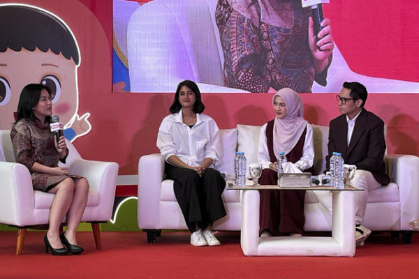 Press Conference: SUN Ajak Ibu Lawan GTM dengan Metode GLM (Gerakan Lahap Makan) di The Gallery Cibis Park, Jakarta Selatan, Selasa (18/2/2025). Foto: Eka Nurjanah/kumparan