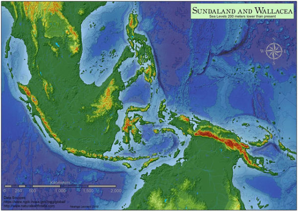 Ilustrasi Sundaland. Sumber : https://www.ninevibe.com/sejarah/internasional/bukti-indonesia-adalah-atlantis-yang-hilang