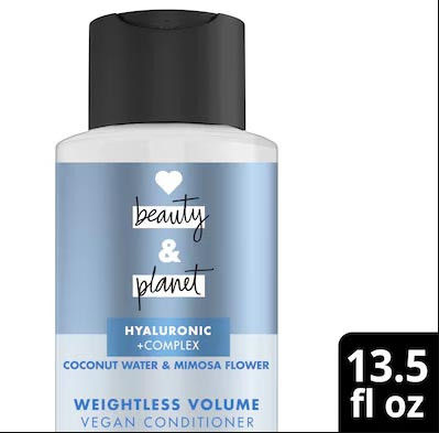 Love Beauty and Planet Coconut Water and Mimosa Flower Conditioner. Sumber: lovebeautyandplanet.com