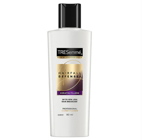 rekomendasi conditioner untuk rambut rontok dan ketombe. Produk adalah TRESemme Hair Fall Defense Conditioner. Sumber: tresemme.in