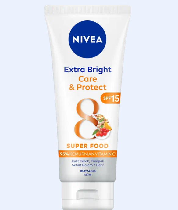 body serum yang cepat memutihkan kulit. Foto adalah Nivea Bright Instant Glow Body Serum. Sumber: Nivea.co.id