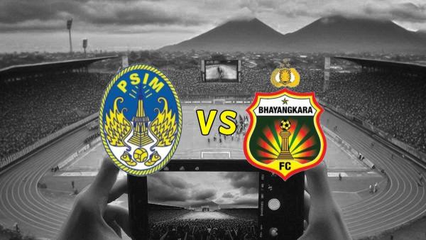 PERTANDINGAN SEPAK BOLA PSIM Yogyakarta vs Bhayangkara FC dalam lanjutan Liga 2, Rabu, 26 Februari 2025, lengkap dengan link streaming.