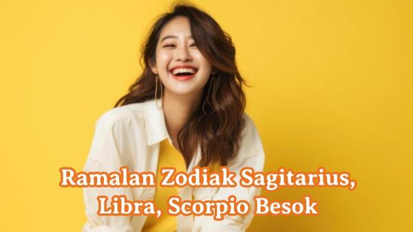 RAMALAN ZODIAK HARIAN. Berikut ini selengkapnya ramalan zodiak Sagitarius, Libra, Scorpio besok Minggu 16 Februari 2025. Scorpio nikmati suasana kerja yang menyenangkan.