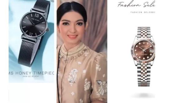 PERBANDINGAN JAM TANGAN SELVI ANANDA DAN ARUMI BACHSIN - Selvi Ananda memilih jam tangan mewah seperti Rolex dan Audemars Piguet, yang harganya mencapai ratusan juta hingga miliaran rupiah. Sementara itu, Arumi Bachsin lebih memilih brand lokal dengan harga yang lebih ramah di kantong.