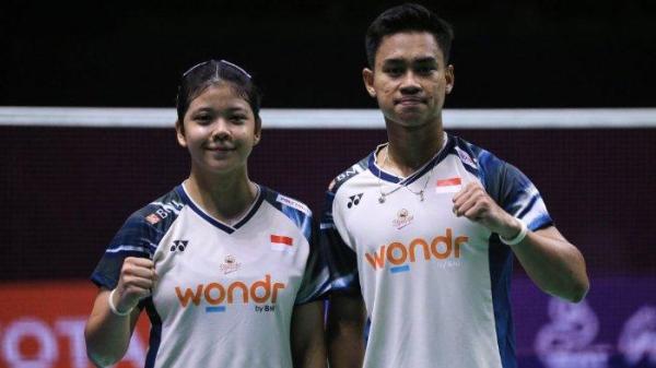 JAFAR/FELISHA - Ganda campuran Jafar Hidayatullah/Felisha Pasaribu melawan Pakkapon Teeraratsakul/Phataimas Muenwong (Thailand) dalam ajang Thailand Masters 2025 di Nimibutr Stadium, Bangkok, Thailand, pada 31 Januari 2025. (Dok. PBSI)