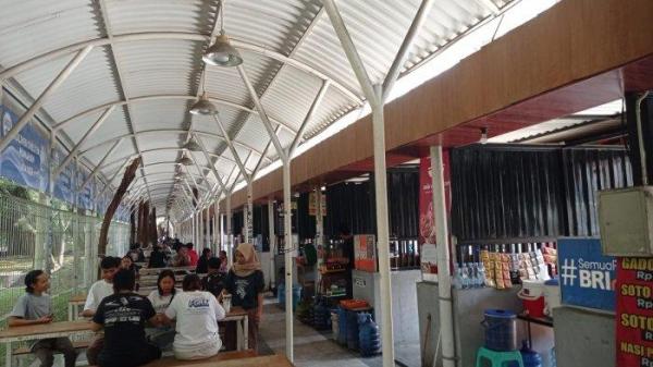 Area tempat duduk Shelter Manahan, kawasan barat kompleks Stadion Manahan Solo