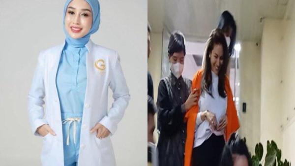 REAKSI REZA GLADYS : Dokter Reza Gladys singgung doa diijabah setelah Nikita Mirzani resmi ditahan Polda Metro Jaya terkait kasus pemerasan,Selasa (4/3/2025)