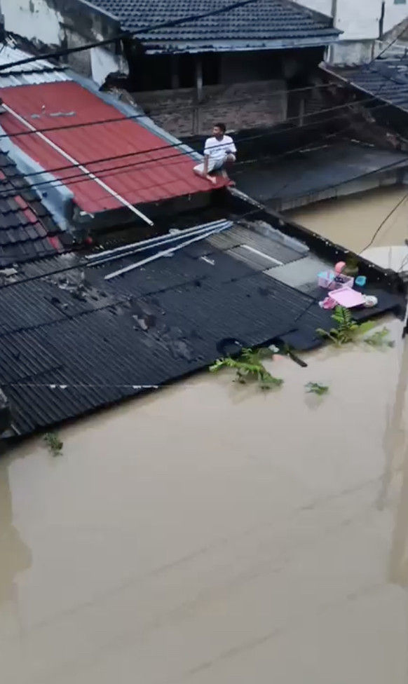 Kondisi perumahan Vila Nusa Indah, Selasa (4/3/2025). Dok: Anto untuk kumparan