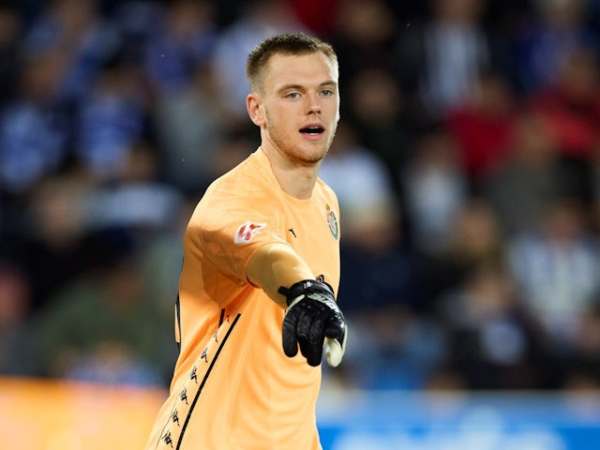 Karl hein of Real Valladolid during his match against deportvot on October 18,