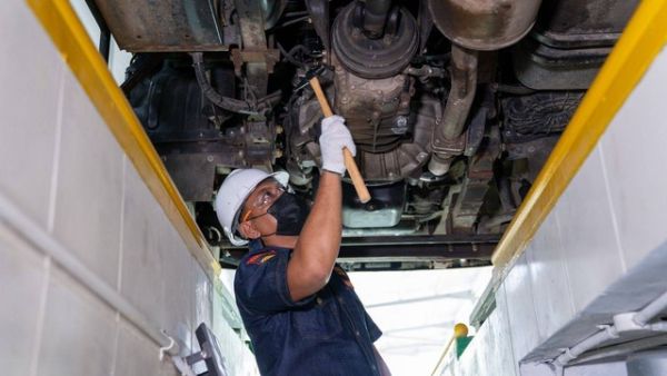 Fasilitas Uji KIR swasta milik Hino Motors Sales Indonesia (HMSI) di Jatake, Kota Tangerang. Foto: dok. HMSI