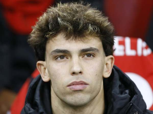 Chelsea's Joao Felix - on loan at AC Milan - pictured on February 10, 2025