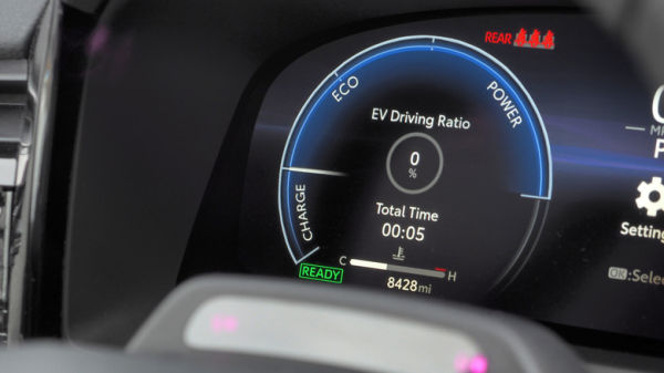 2025 Toyota Camry power gauge