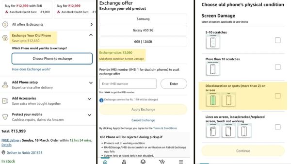 Samsung A53 Exchange Value