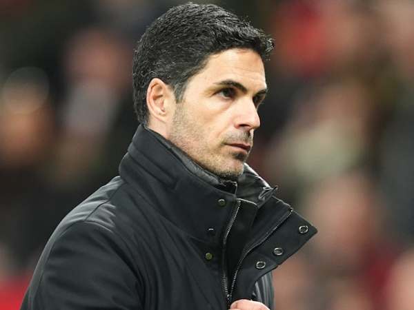 Arsenal manager Mikel Arteta pictured on March 9, 2025