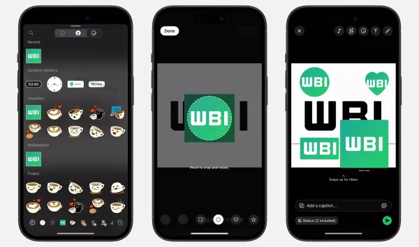 WhatsApp stickers